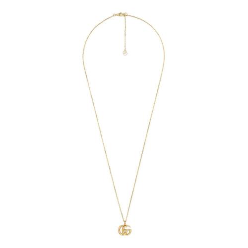  GUCCI古馳 22年秋冬 女士 雙G黃金項(xiàng)鏈? 502088 J8500 8000
