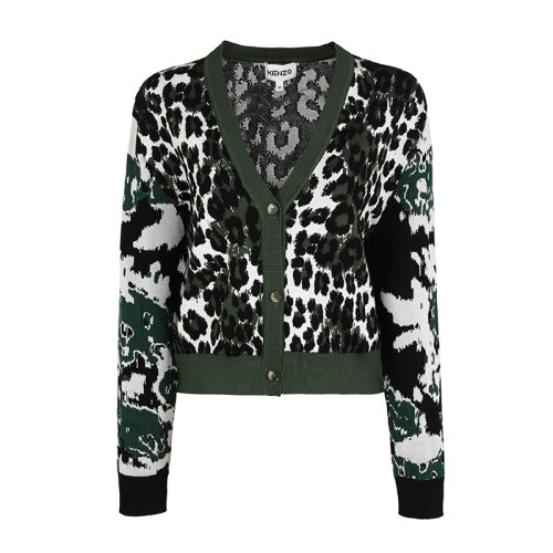 KENZO/高田賢三 時(shí)尚潮流女針織衫/毛衣女士開胸針織衫女士針織衫/毛衣FA62CA515