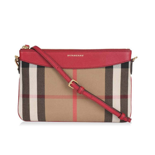 BURBERRY/博柏利  時尚女款格紋 單肩包 斜挎包