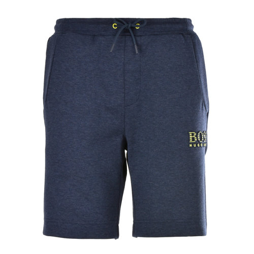 HUGO BOSS/雨果波士  男裝 服飾  深藍(lán)色棉質(zhì)時(shí)尚工裝男士短褲