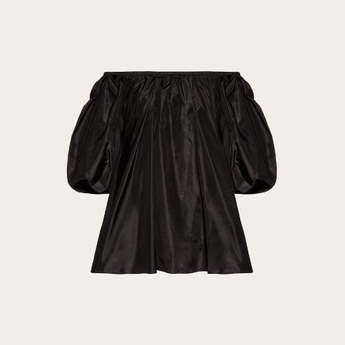  VALENTINO華倫天奴 22年秋冬 女士 夾克 TOP EN TAFFETAS LA_Vé XB0AE6Z07450NO