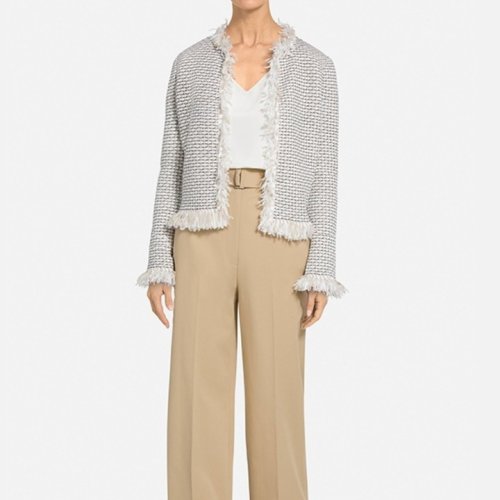 St.John/盛薔紋理針織女士夾克K6101M1