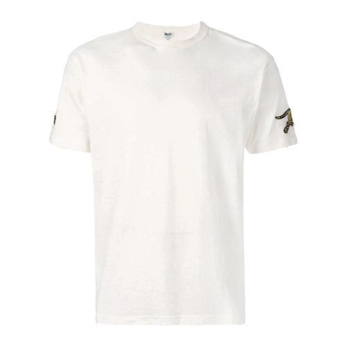 KENZO/高田賢三  男裝 服裝 棉質(zhì)袖口老虎刺繡時(shí)尚休閑 男士短袖T恤