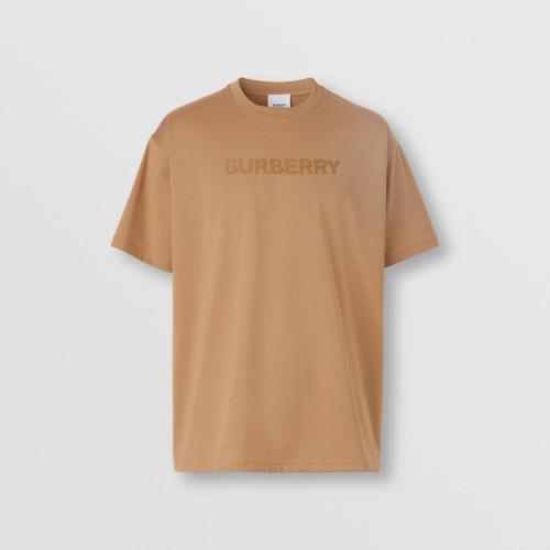  BURBERRY 22年秋冬 男士 徽標(biāo)印花棉質(zhì)寬松 T 恤衫 80553101