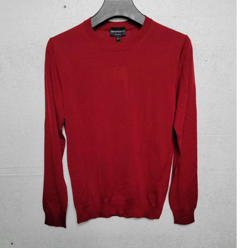 Emporio Armani/安普里奧阿瑪尼 深綠色男士長袖針織衫