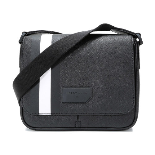 BALLY/巴利 男士PVC單肩斜挎郵差包 SURIER OF 00