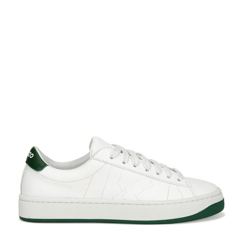 KENZO/高田賢三 女士皮革運動鞋小白鞋 2SN171 L50