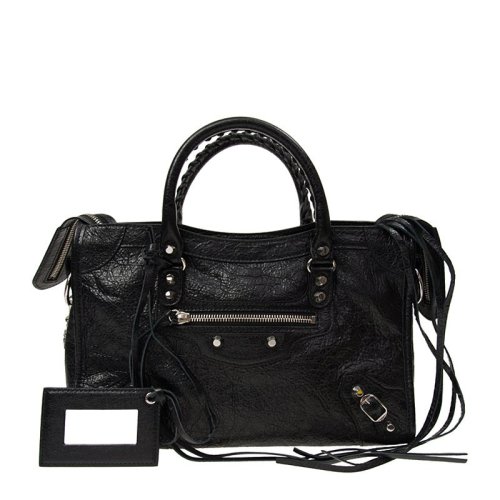 Balenciaga/巴黎世家 classic city系列 女士羊皮單肩斜挎包機(jī)車包手提包