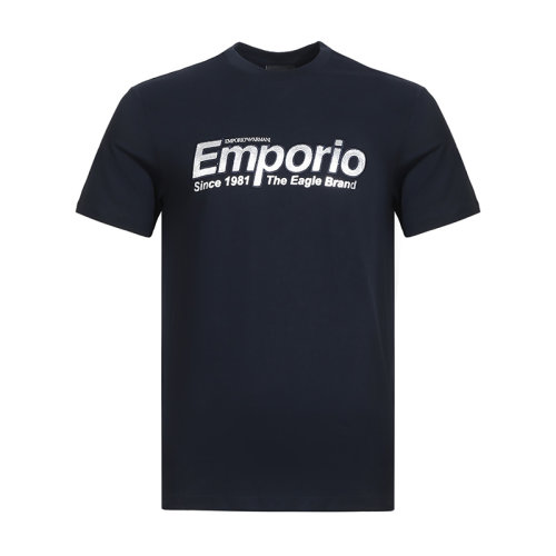 EmporioArmani/安普里奧阿瑪尼 男士短袖T恤男士棉質(zhì)圓領(lǐng)短袖T恤6G1T961J00Z