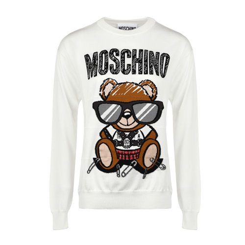 MOSCHINO/莫斯奇諾21新品嘻哈泰迪熊寬松女士針織衫/毛衣V093055011