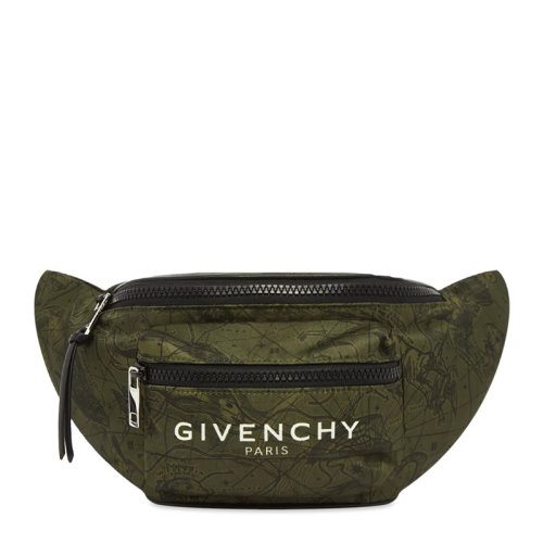 Givenchy 紀(jì)梵希  男士包袋  綠色聚酯腰包