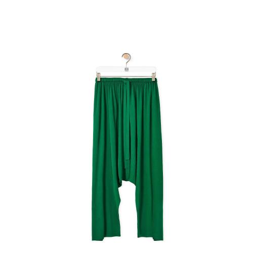  LOEWE羅意威 22年秋冬 女士 休閑褲 Balloon trousers in viscose crepe jersey S359Y04X56-42