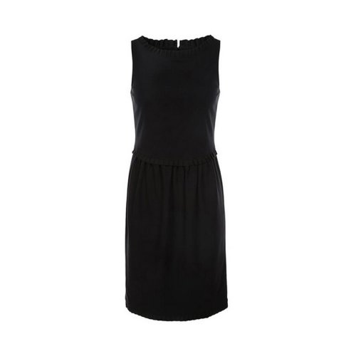  Emporio Armani/安普里奧阿瑪尼 女士黑色粘膠纖維連衣裙裙子 3Z2A6A JFAZ 0999 PLFSX