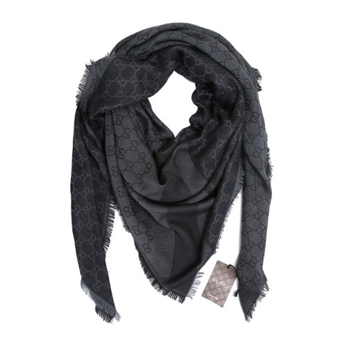 GUCCI/古馳 男女同款 中性時(shí)尚GG提花羊毛保暖圍巾圍脖絲巾 281942-3G704 多色可選