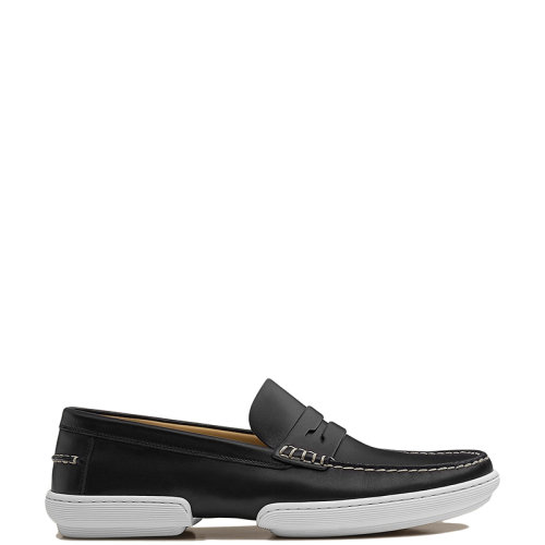 HERMES/愛馬仕 22年秋冬新款 Ecume系列 男士黑色小牛皮混合風格駕駛軟皮鞋樂福鞋H221954ZH01405