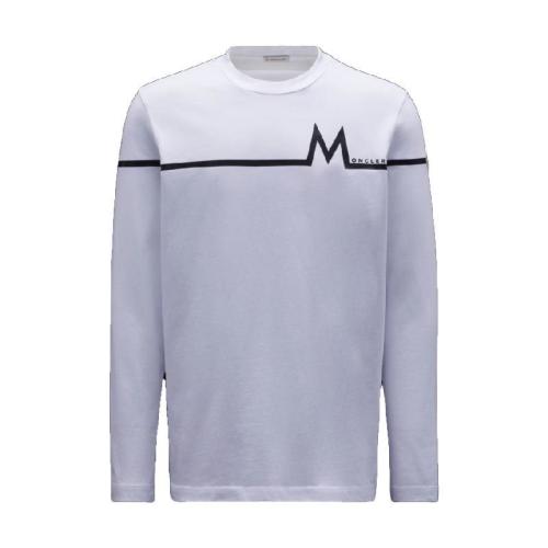  MONCLER蒙可蒙克萊 22年秋冬 男士 長袖T恤 M Motif Long Sleeve T-Shirt H20918D000038390T00
