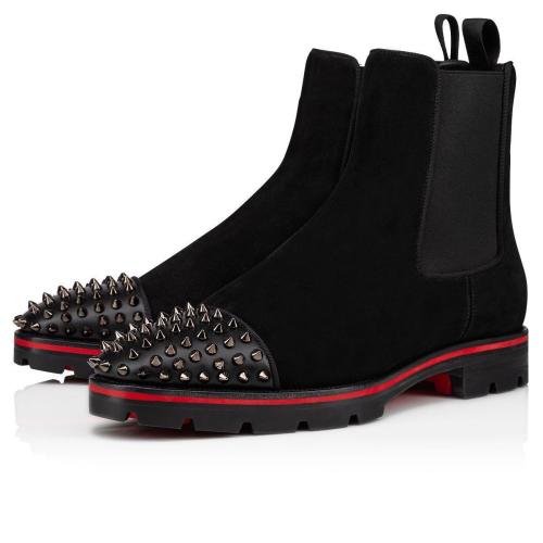  CL紅底鞋 22年秋冬 男士 短靴 Melon Spikes 3220910bk01