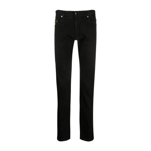  FENDI/芬迪 男士黑色棉質(zhì)牛仔褲 FLP201 ABKA F0QA1 PLFSX