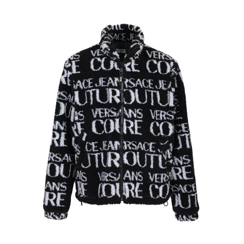 VERSACE/范思哲男士外套休閑簡約潮流百搭褐色夾克上衣