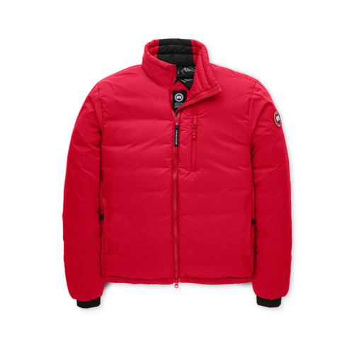 CANADA GOOSE/加拿大鵝 經(jīng)典款 Lodge系列 男士紅色啞光面料羽絨夾克5079M-ROUGE