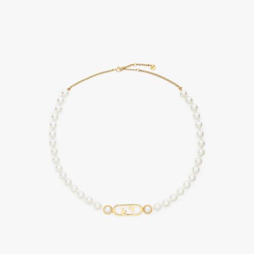  FENDI芬迪 22年秋冬 女士 項(xiàng)鏈 O’Lock Choker 8AH753A5TOF09ZE