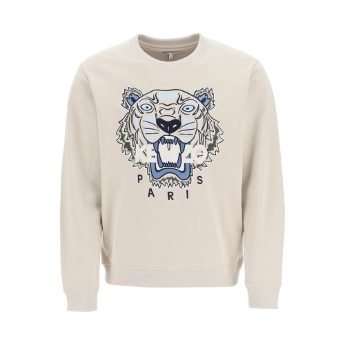  KENZO/高田賢三 男士米黃色棉質針織衫/毛衣 FC55SW1234XL 08 PLFSX