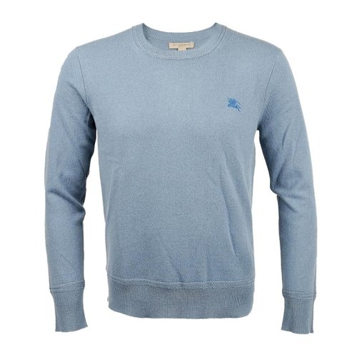  BURBERRY/博柏利 男士灰藍(lán)色羊絨針織衫/毛衣 3984079 PLFSX