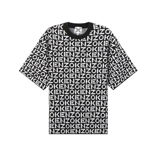 KENZO/高田賢三【22春夏新款】男士KENZO SPORT系列微厚圓領(lǐng)短袖針織衫T恤 5PU692 3SC