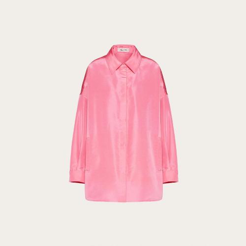  VALENTINO華倫天奴 22年秋冬 女士 大衣 CABAN EN FAILLE VB0CI0K56DEF30 預(yù)定商品1-3周發(fā)貨