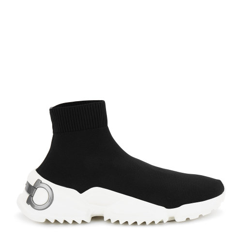 Salvatore Ferragamo/菲拉格慕 襪式休閑鞋 女士女士休閑運(yùn)動(dòng)鞋 黑色 734128-035741