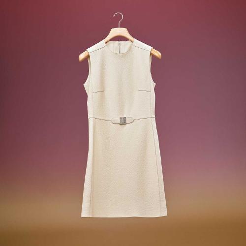  HERMES愛馬仕 22年秋冬 女士 連衣裙 Robe trois trous en cuir H2H1508D09138