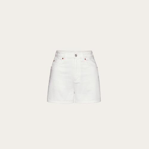  VALENTINO華倫天奴 22年秋冬 女士 半身裙 SHORT EN DENIM BLANC IMPRIMé Valentino Archive