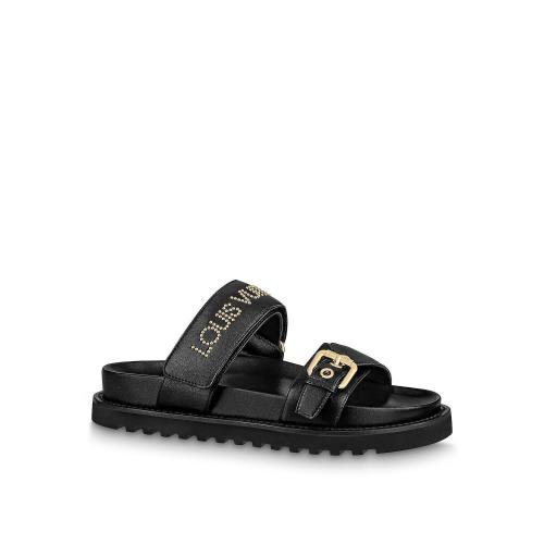  LV路易威登 22年秋冬 女士 平底涼鞋 PASEO COMFORT 平底涼鞋 1AAB6G 1AAB6D 1AAB6B 1AAB6E 1A