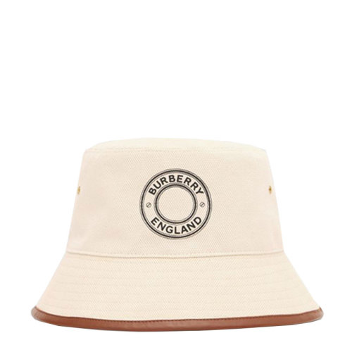 BURBERRY/博柏利 巴寶莉 男女同款 米色時尚漁夫帽帽子 80270381 HJH01AAB