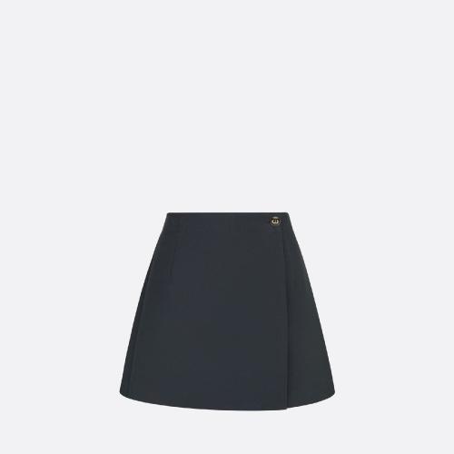  DIOR迪奧 22年秋冬 女士 半身裙 Short portefeuille a bouton CD 121P45B1166_X5645