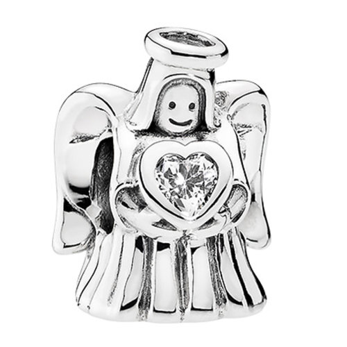 PANDORA/潘多拉 女士銀色925銀天使之愛銀串珠 792010CZ