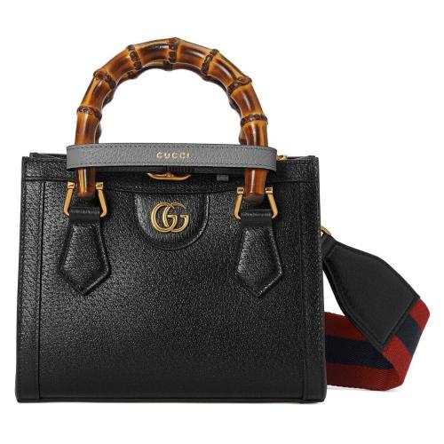  GUCCI古馳 22年秋冬 女士 Gucci Diana竹節(jié)迷你托特包 702732 U3ZDT 1260