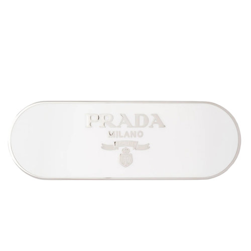 PRADA/普拉達(dá)  女士白色金屬發(fā)夾1IF022_2BA6_F0009