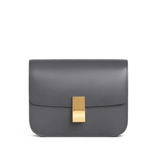 CELINE/賽琳 思琳女包 CLASSIC 女士純色皮質(zhì)單肩斜挎包 189173DLS.04FG