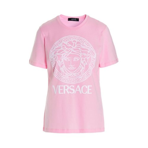  VERSACE/范思哲 女士印花棉質(zhì)短袖T恤 1003684 1A00769 2P620 PLFSX