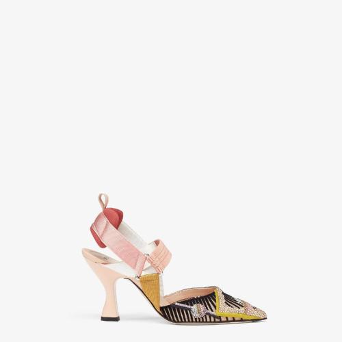  FENDI芬迪 22年秋冬 女士 高跟鞋 Colibrì 8J8352AKY0F1IEB