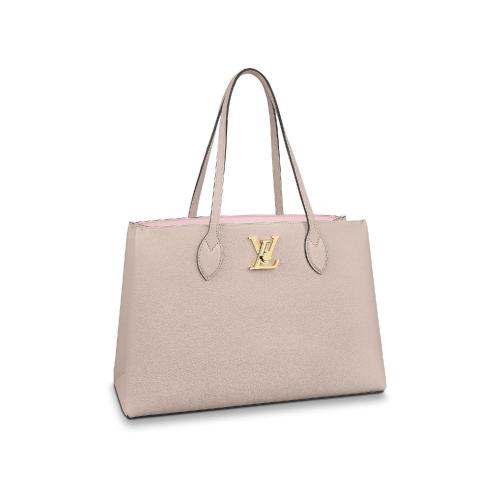  LV路易威登 22年秋冬 女士 手提包 Sac cabas Lockme M57346 預(yù)定商品2-6周發(fā)貨