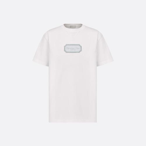  DIOR迪奧 22年秋冬 男士 短袖T恤 寬松版型 T 恤 243J685B0554_C088