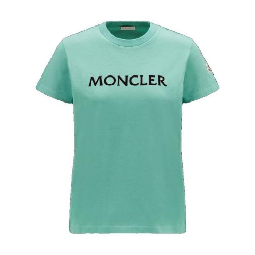  MONCLER蒙可蒙克萊 22年秋冬 女士 短袖T恤 徽標(biāo)T恤 H20938C00012829HP81B