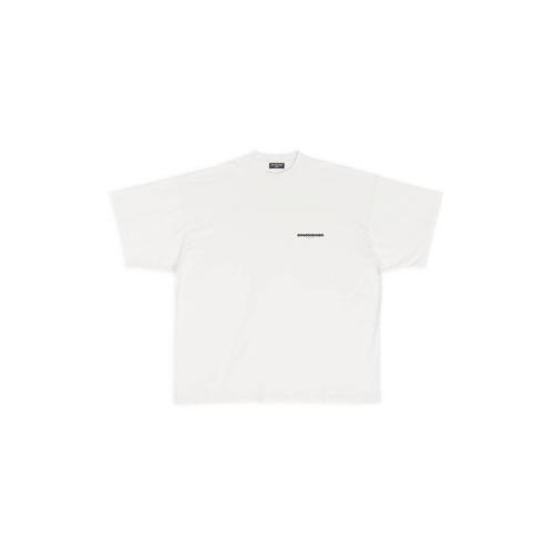  BALENCIAGA巴黎世家 22年秋冬 男士 短袖T恤 strike 1917 t-shirt oversized 694576TMVJ69800