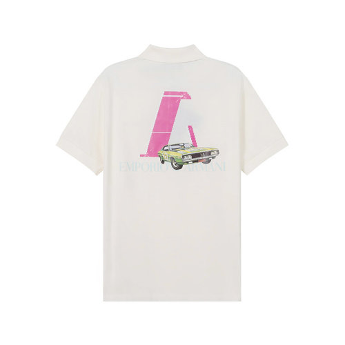Emporio Armani/安普里奧阿瑪尼【22春夏新款】男士賽車膠囊系列棉質(zhì)短袖POLO衫 3L1F8P 1JX5Z
