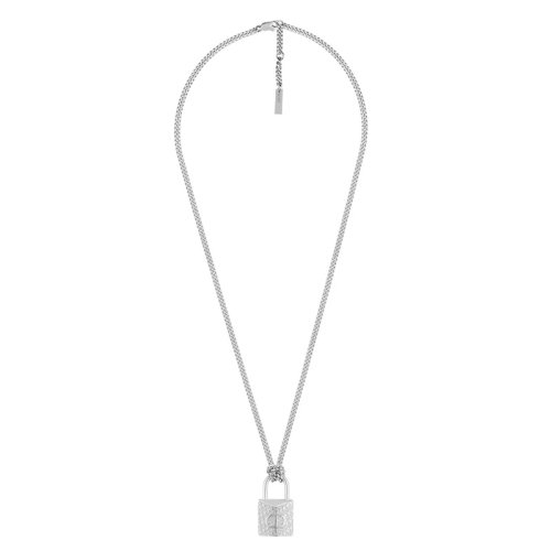 DIOR/迪奧  男士DIOR OBLIQUE圖案掛鎖黃銅項(xiàng)鏈 N1096HOMMT_D000