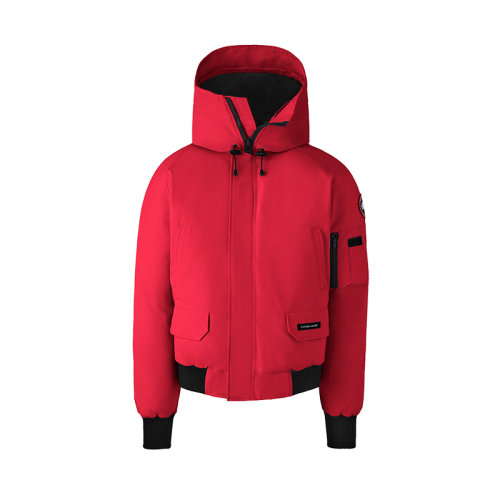 CANADA GOOSE/加拿大鵝 經(jīng)典款 Chilliwack系列 男士紅色混合面料經(jīng)典飛行員夾克7999M-ROUGE