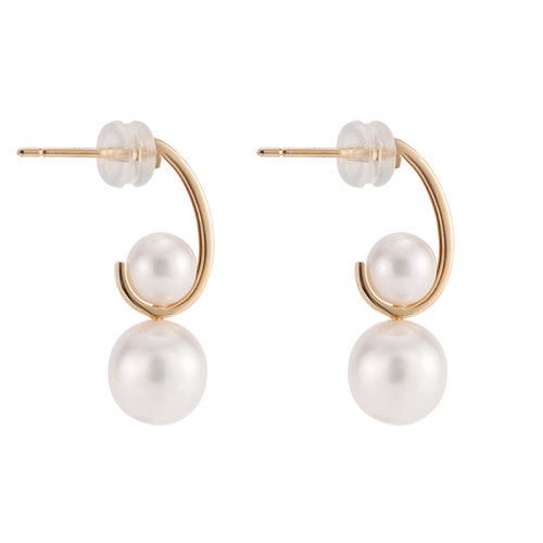 GeleiStory/GeleiStory傾心系列14K金淡水珍珠耳飾耳釘耳環(huán)珠寶禮盒生日禮物送朋友閨蜜