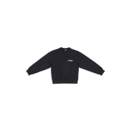  BALENCIAGA巴黎世家 22年秋冬 女士 衛(wèi)衣 Womens Political Campaign Sweatshirt Regular Fit